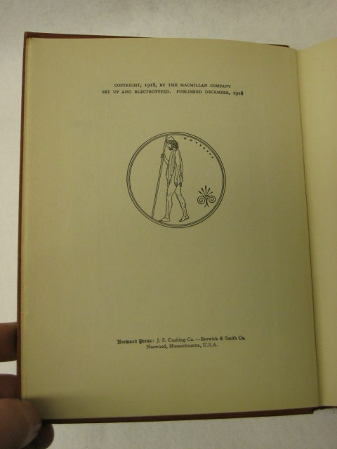 Padraic Colum   ADVENTURES OF ODYSSEUS Tale of Troy   1918 1stEd 