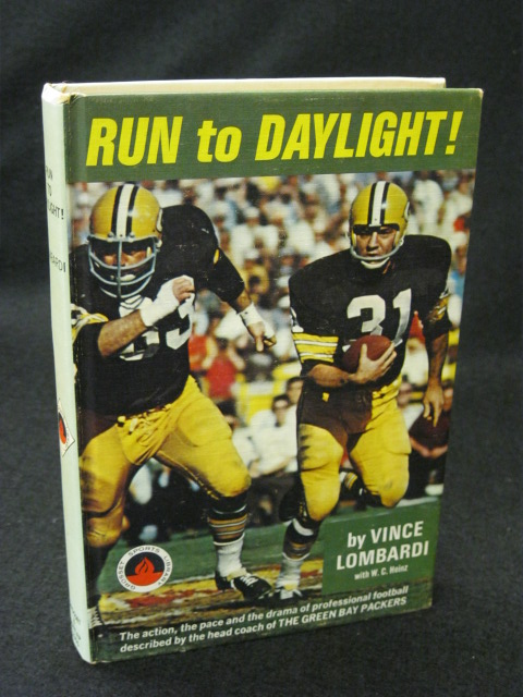 Vince Lombardi   RUN TO DAYLIGHT   Grosset & Dunlap 1967 HC Illustd 