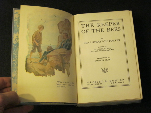   Porter   THE KEEPER OF THE BEES   1925 HC Illustd by GRANT G&D  