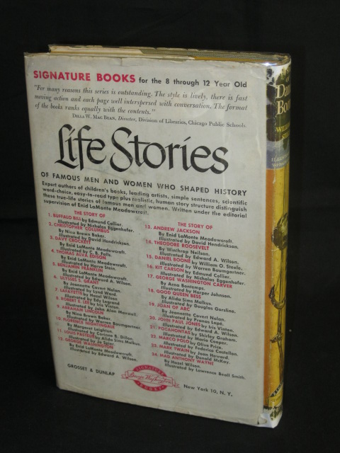 Steele DANIEL BOONE Signature Books 1953 HC/DJ Illustd  