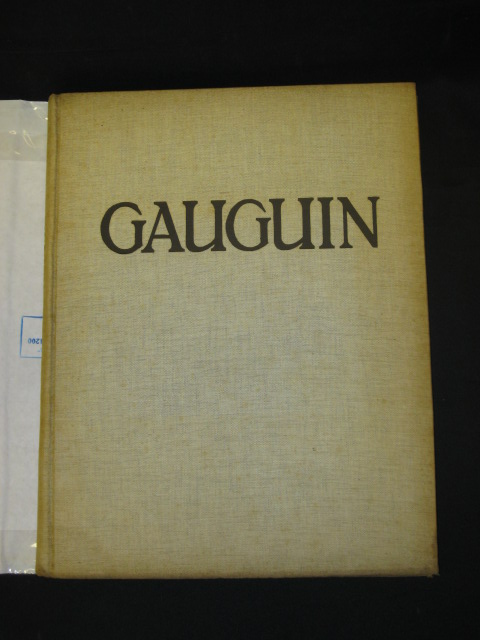 John Rewald Gauguin 1938 Hyperion Press 1stEd HC DJ