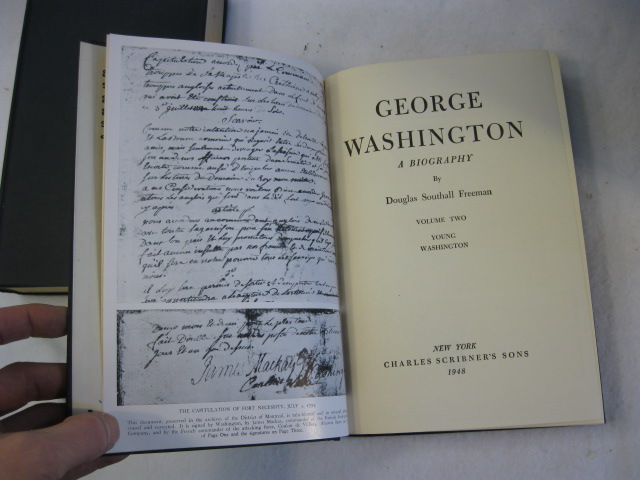 Douglas Southall Freeman GEORGE WASHINGTON (4 vol.) Charles Scribners 