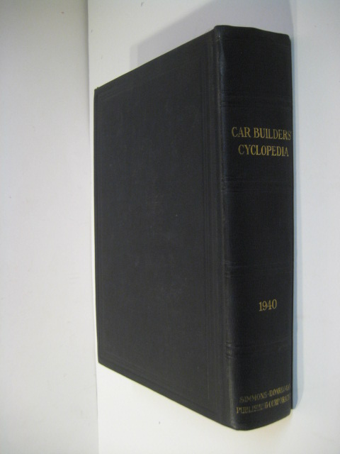 CAR BUILDERS CYCLOPEDIA Simmons Boardman 1940 HC  